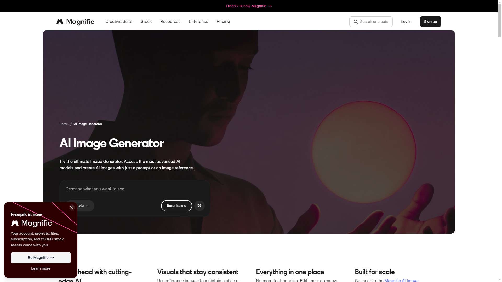 Freepik AI Image Generator