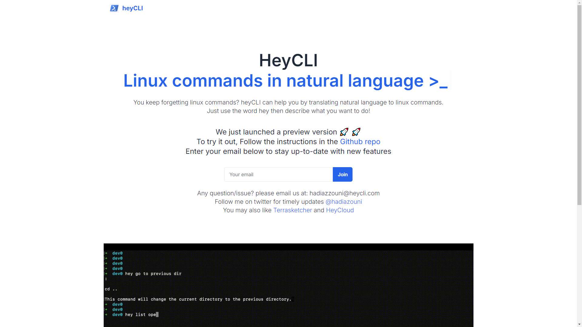 HeyCLI