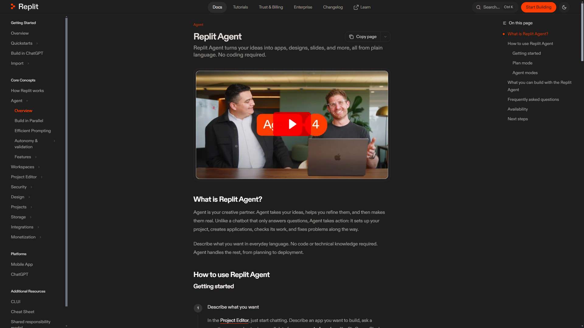 Replit Agent